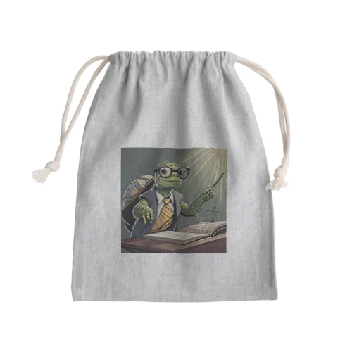 指揮者カメ Mini Drawstring Bag