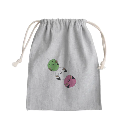 【ばーず】シマエナガ団子 Mini Drawstring Bag