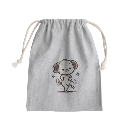 パリピ犬 Mini Drawstring Bag