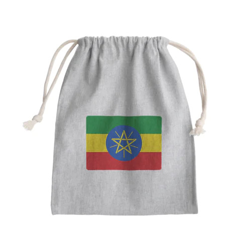 エチオピアの国旗 Mini Drawstring Bag