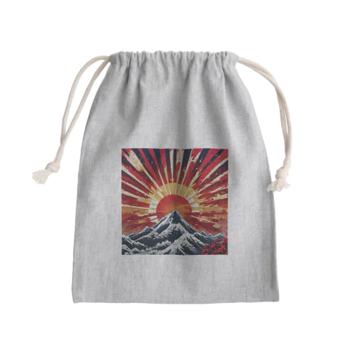 旭日旗 Mini Drawstring Bag