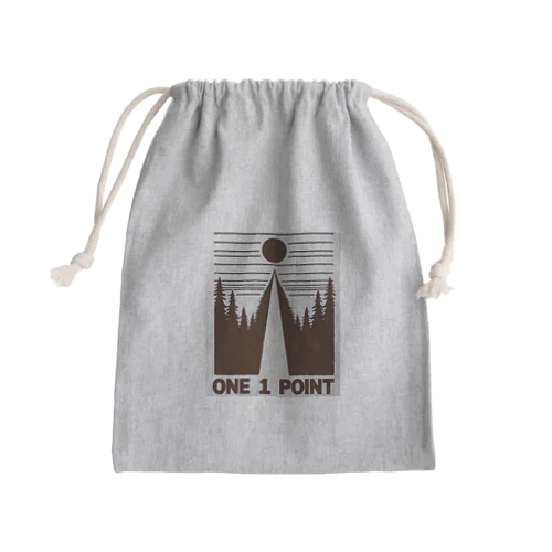 ワンポイント Mini Drawstring Bag