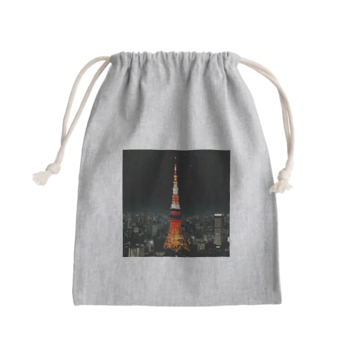 夜景～大都会・東京の夜～ Mini Drawstring Bag
