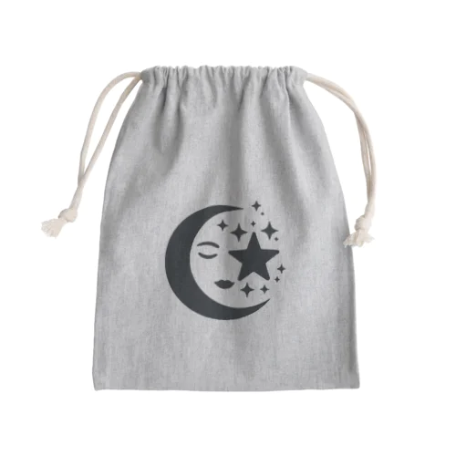 月 Mini Drawstring Bag