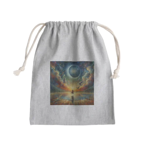 天気雨 Mini Drawstring Bag