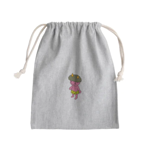 昔話の赤鬼 Mini Drawstring Bag