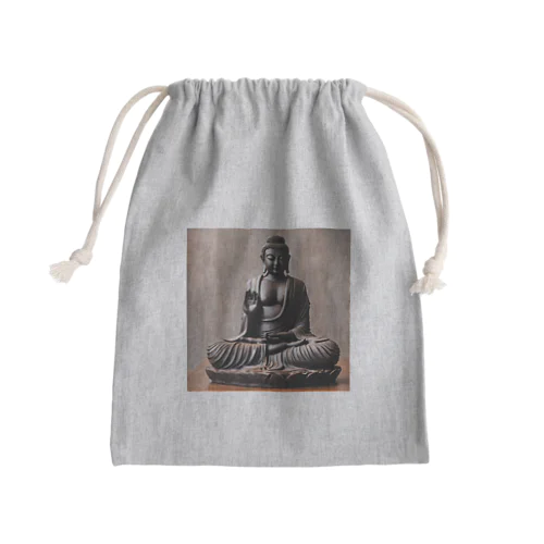 仏の御心 Mini Drawstring Bag