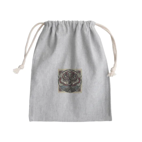 開運双龍 Mini Drawstring Bag