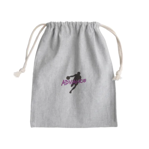 ADVANCE(黒ロゴ) Mini Drawstring Bag