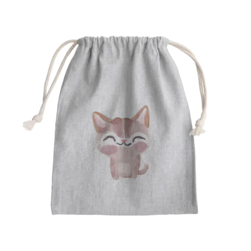 猫の癒し Mini Drawstring Bag