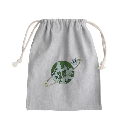 ムータんは地球を救える🌍 Mini Drawstring Bag