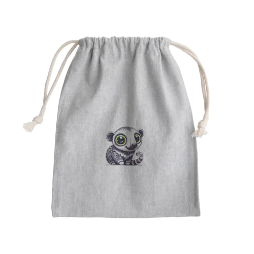 不気味で可愛いタマンデュア001 Mini Drawstring Bag