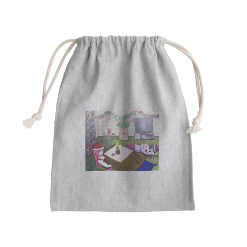 クリマ正月 Mini Drawstring Bag