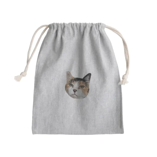 我が家の女王猫 Mini Drawstring Bag