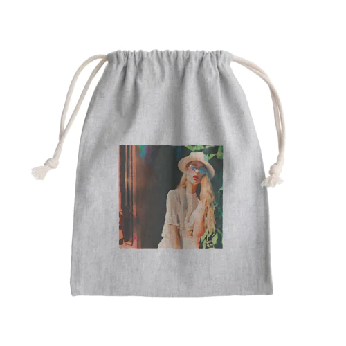 girl１ Mini Drawstring Bag