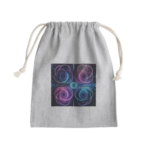 サイケうず巻き Mini Drawstring Bag