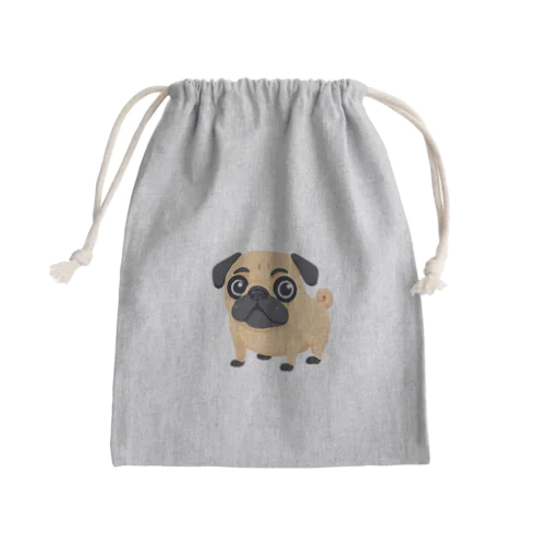 パグ Mini Drawstring Bag