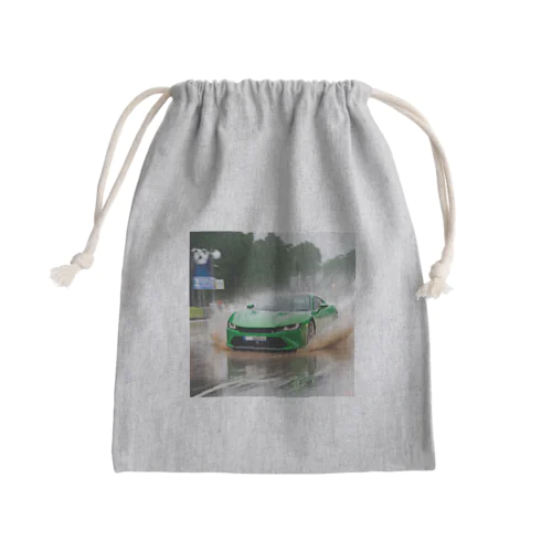 雨の疾走 Mini Drawstring Bag