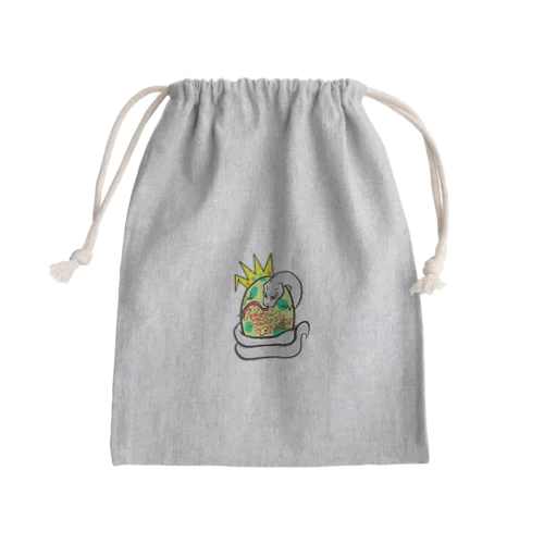 ホワイトスネイクちゃん Mini Drawstring Bag