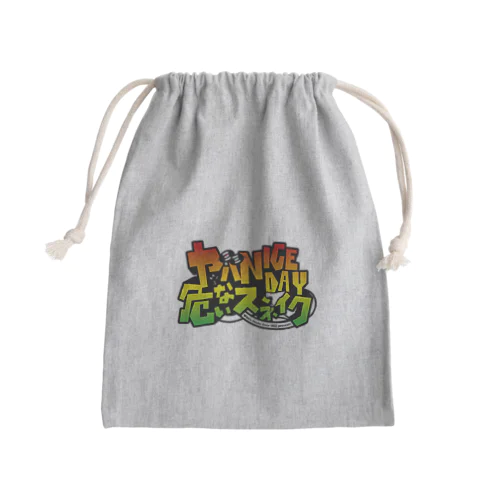 ヤバNICEDAY Mini Drawstring Bag