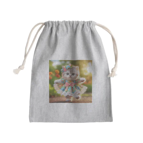 ドレスニャン Mini Drawstring Bag