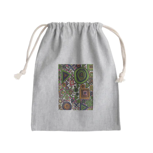 あたしのきもち Mini Drawstring Bag