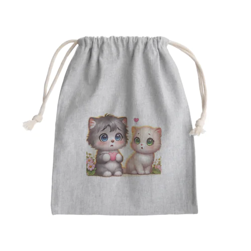 子猫の告白 Mini Drawstring Bag