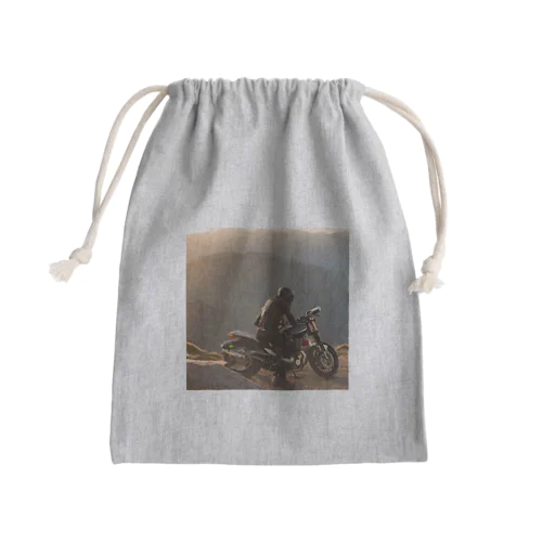 山頂の黄昏時 Mini Drawstring Bag