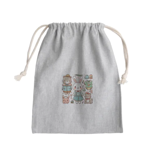 animals Mini Drawstring Bag