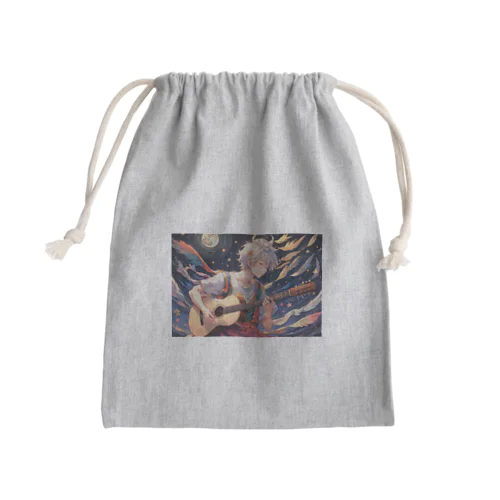 少年ギター Mini Drawstring Bag