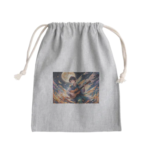 アコギと少年 Mini Drawstring Bag