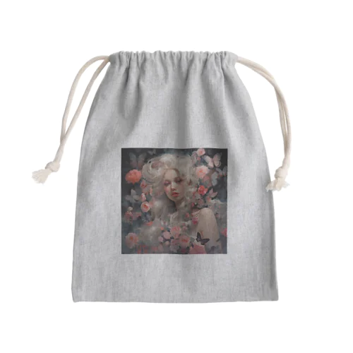 花と美女　なでしこ1478 Mini Drawstring Bag