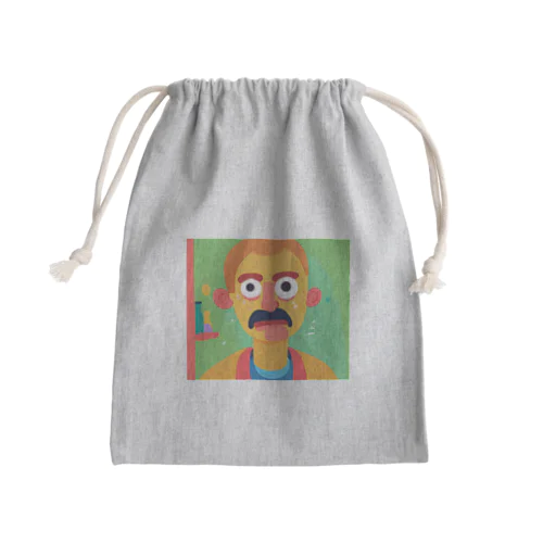 創造的な男 Mini Drawstring Bag