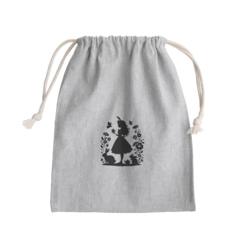 Tea time♬ Mini Drawstring Bag