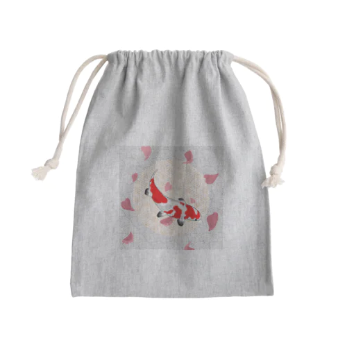 鯉 Mini Drawstring Bag