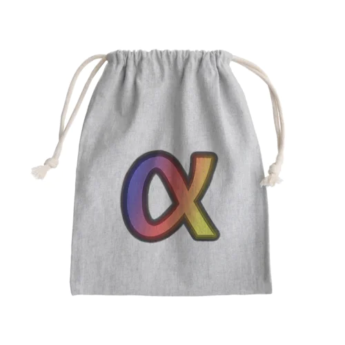 ALPHA DAN Mini Drawstring Bag