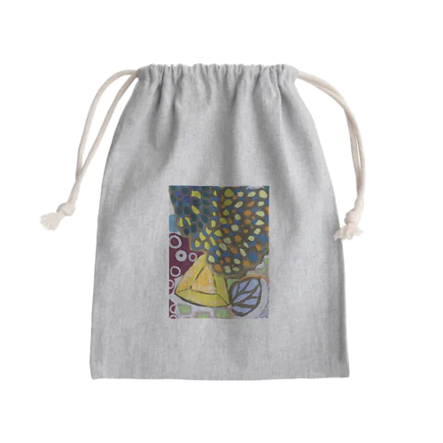 花　宝石　果物 Mini Drawstring Bag