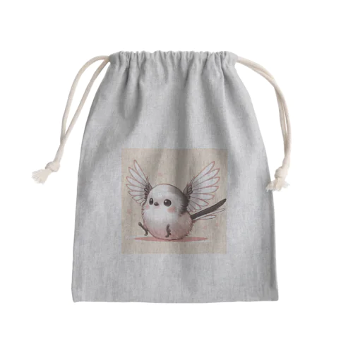 もちもちシマエナガ Mini Drawstring Bag