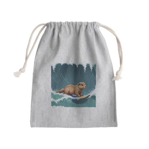 Surfin！プレーリードッグ Mini Drawstring Bag