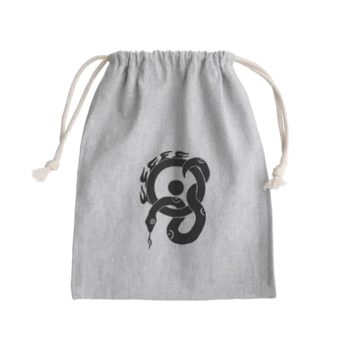 太陽と蛇 Mini Drawstring Bag