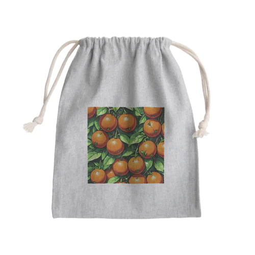 新鮮みかん Mini Drawstring Bag