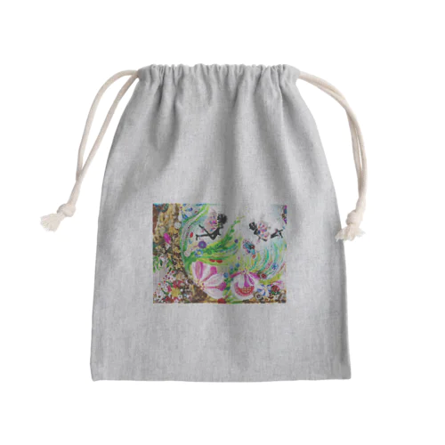 二人の妖精 Mini Drawstring Bag