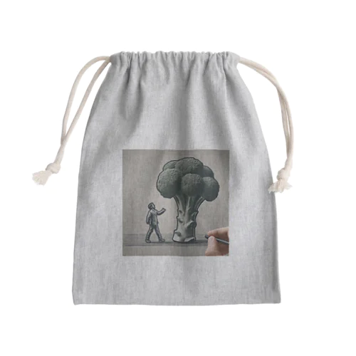 🥦アドバイスください Mini Drawstring Bag