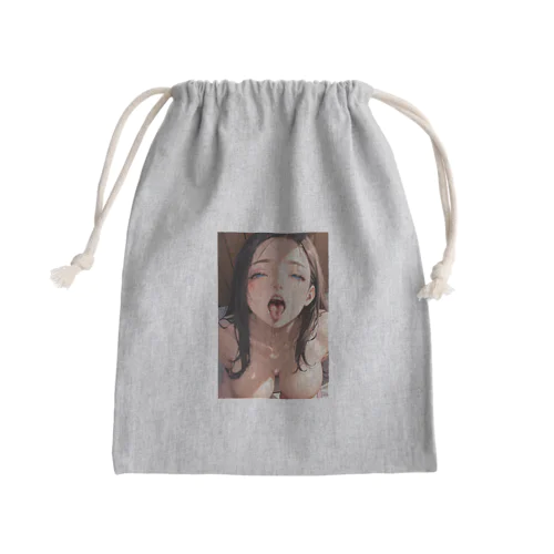 黒髪美少女　美鈴ちゃん４ Mini Drawstring Bag