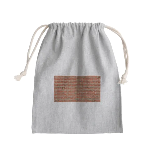 オンリーワンデザインレンガ柄 Mini Drawstring Bag
