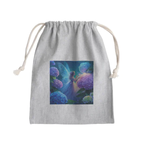 あじさいと妖精 Mini Drawstring Bag