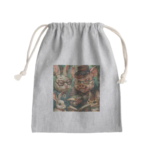 読者習慣　なでしこ1478 Mini Drawstring Bag