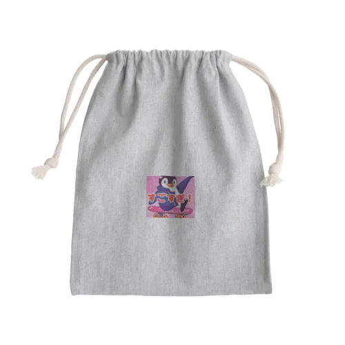 enjoy ペンちゃん Mini Drawstring Bag