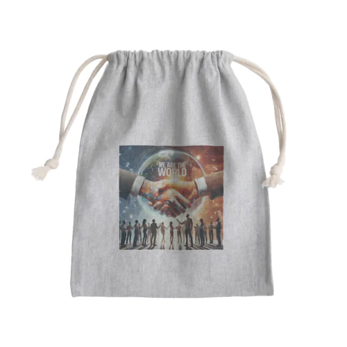 愛は地球を救うα Mini Drawstring Bag