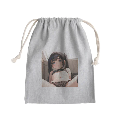 黒髪幼女　美鈴ちゃん Mini Drawstring Bag